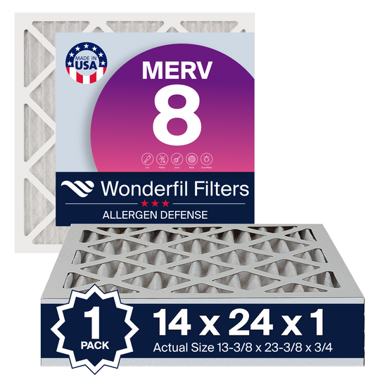 MERV 8 14x24x1 Air Filter 1 Pack