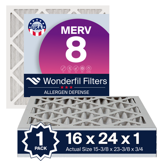 MERV 8 16x24x1 Air Filter 1 Pack