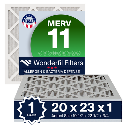 MERV 11 20x23x1 Air Filter 1 Pack