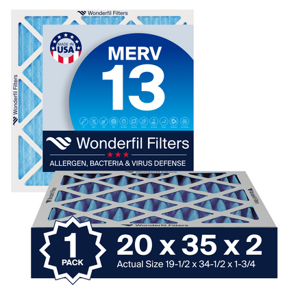 MERV 13 20x35x2 Air Filter 1 Pack