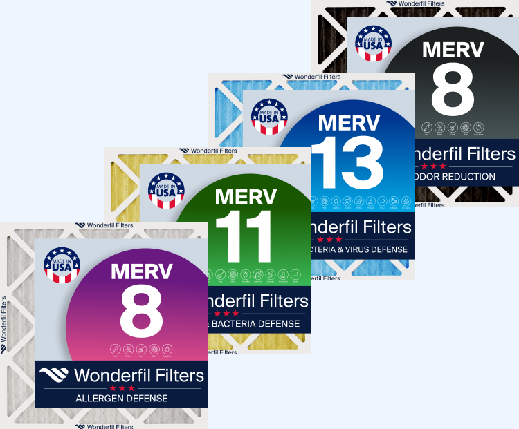 MERV Filters Side-By-Side